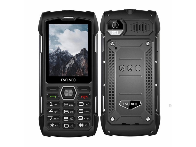 Evolveo StrongPhone H1 Mobiltelefon, fekete-szürke (SGM SGP-H1-BG)