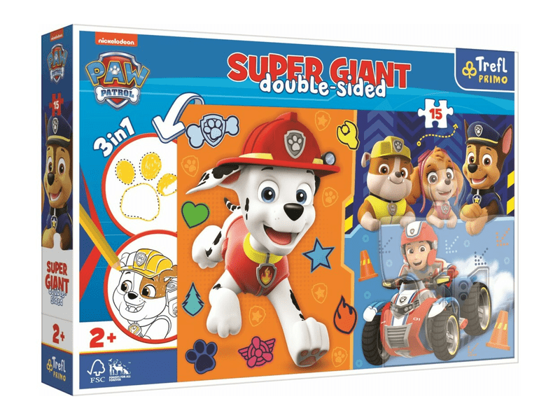 Puzzle-15 Gigant-Találkozás Paw Patrolal