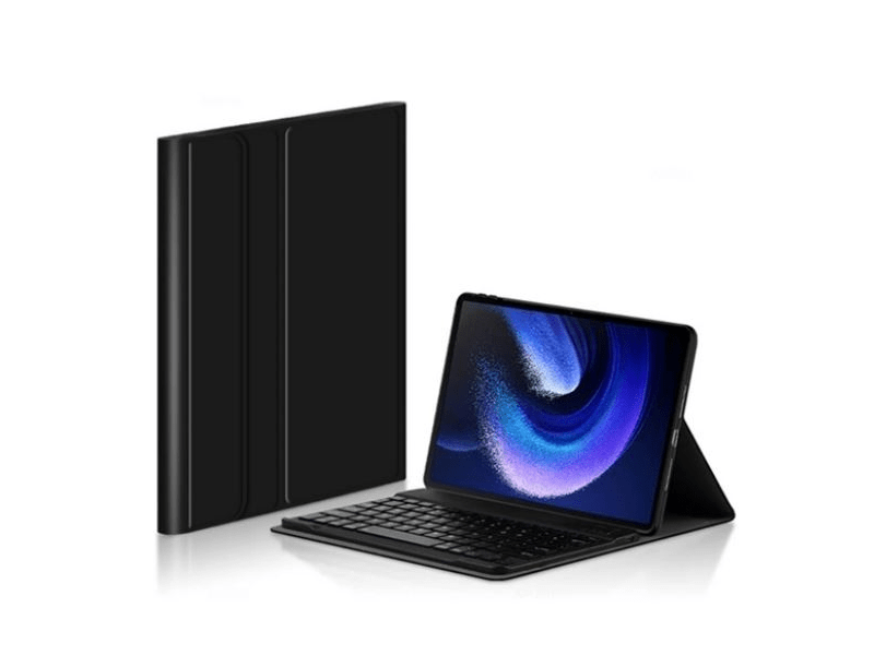 Gigapack GP-147082 Xiaomi Pad 6 bőr hatású tok, bluetooth billentyűzettel, angol kiosztású