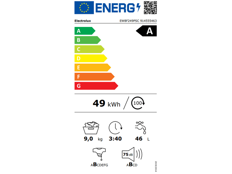 Electrolux EW8F249PSC PerfectCare 800 UniversalDose Elöltöltős mosógép