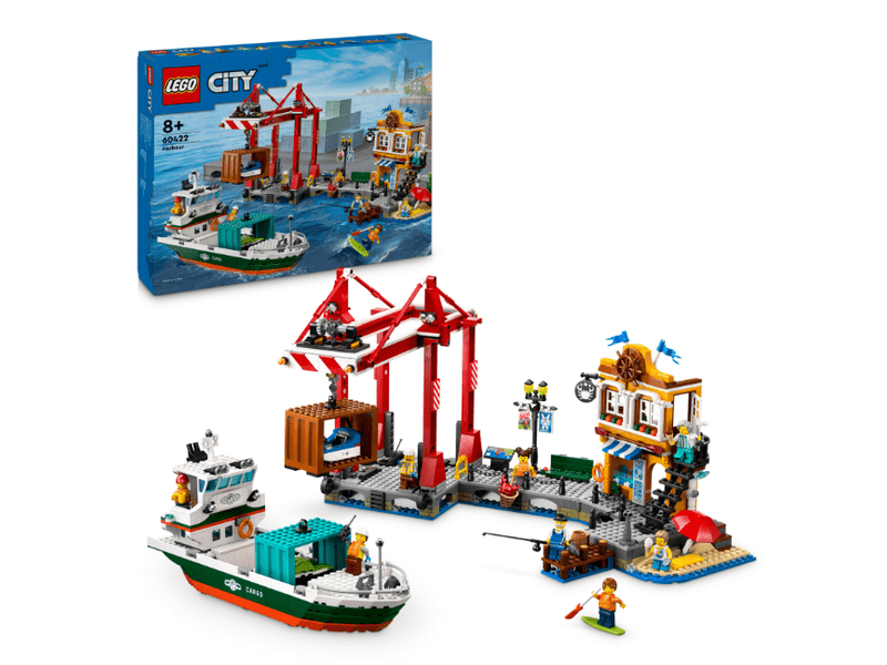 LEGO® City Primorska luka s teretnim brodom (60422)