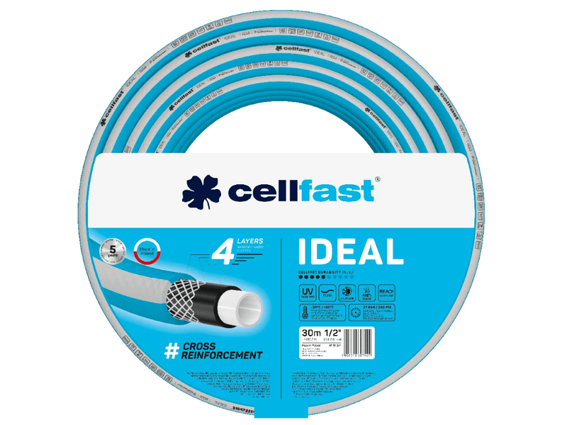 Cellfast Ideal 4 rétegű locsolótömlő 1/2