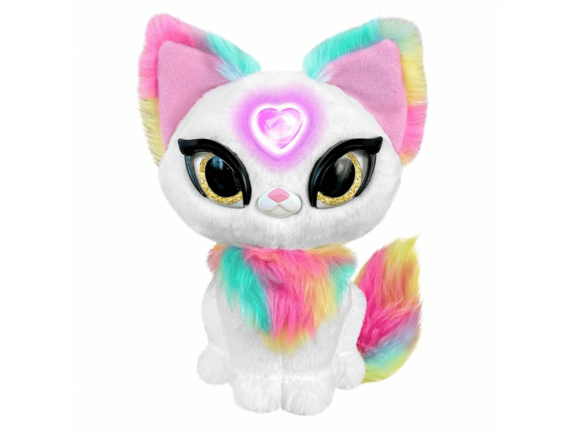 Skyrocket My Fuzzy Friends suttogó plüss cica, Luna (18603)