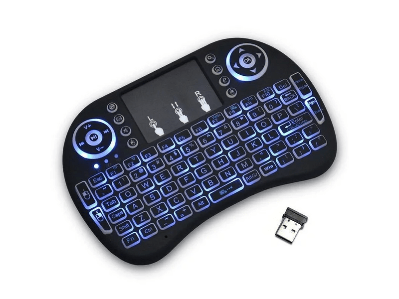 MediaVibe I8 Airmouse LED-es billentyűzet