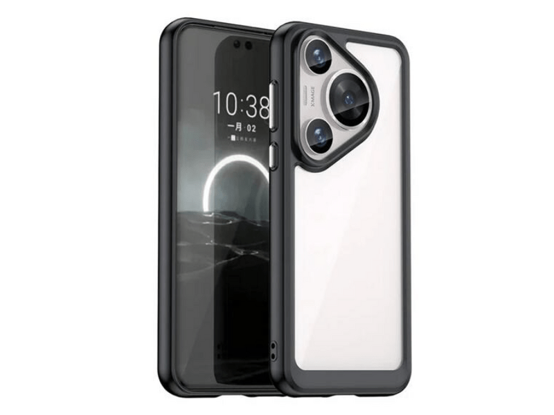Gigapack Huawei Pura 70 Pro Szilion tok, fekete (GP-158208)