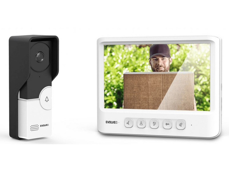 EVOLVEO DoorPhone IK06, videós kaputelefon szett memóriával és színes displayjel