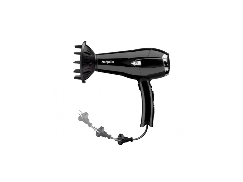 BaByliss D374DE Cordkeeper hajszárító, fekete