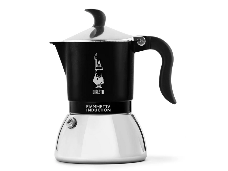 Bialetti Fiammetta indukciós kotyogós kávéfőző 2 adag, fekete (7149)