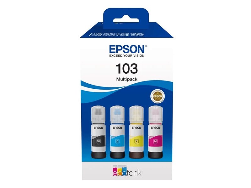 Epson 103 EcoTank višebojni paket s 4 tinte, 260 ml (C13T00S64A)