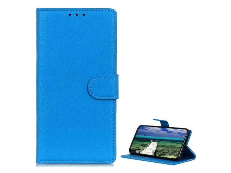 Gigapack Poco X6 Pro 5G Bőr hatású flip tok, kék (GP-155548)