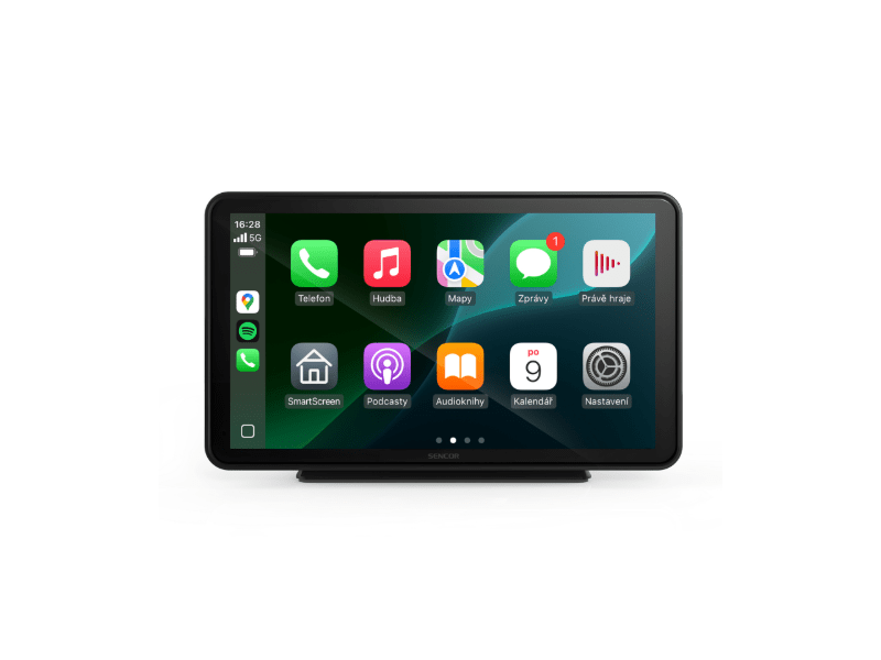 Sencor SCT M760BWT CarPlay és Android Auto kijelző