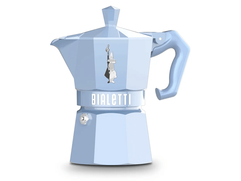 Bialetti Moka Exclusive kotyogós kávéfőző, 3 adag, kék (9061)
