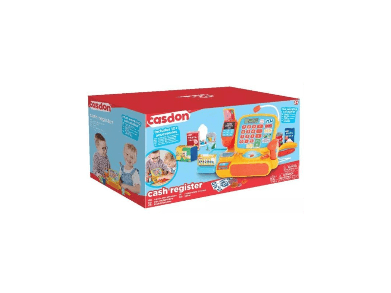 Elektronikus játék pénztárgép mikrofonnal (66450)