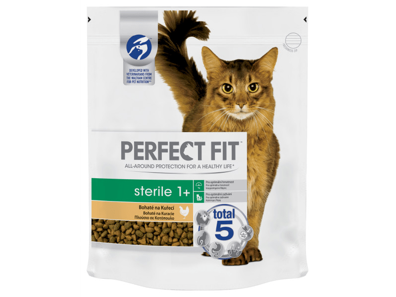 PERFECT FIT Sterile száraztáp csirkehússal felnőtt macskák számára, 1,4 kg (421561)