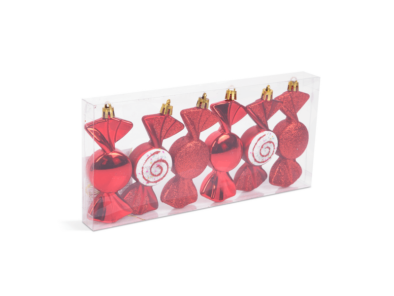 Family Karácsonyfadísz szett 10x3,6 cm - 6 db / szett (58782C)