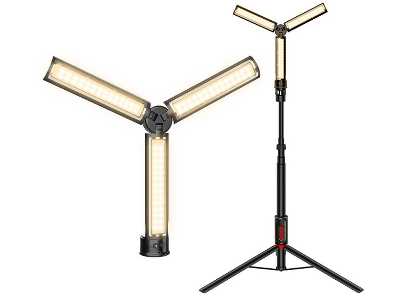 Blitzwolf BW-SL7 Hordozható összecsukható lámpa, fekete
