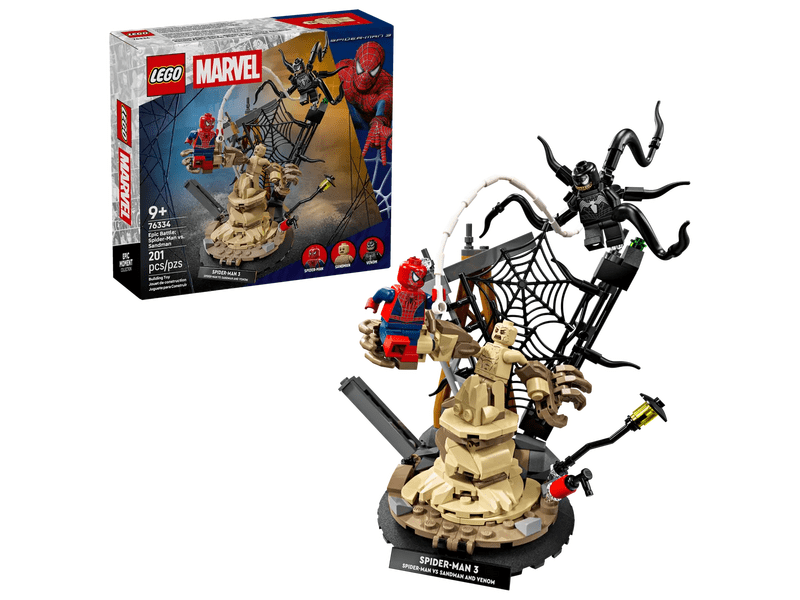 LEGO® Marvel Pókember és Homokember óriási csatája (76334)