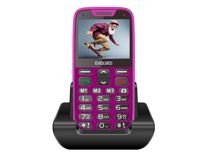 Evolveo EasyPhone XR EP601 Mobiltelefon, Rózsaszín (EP-601-XR-PK)