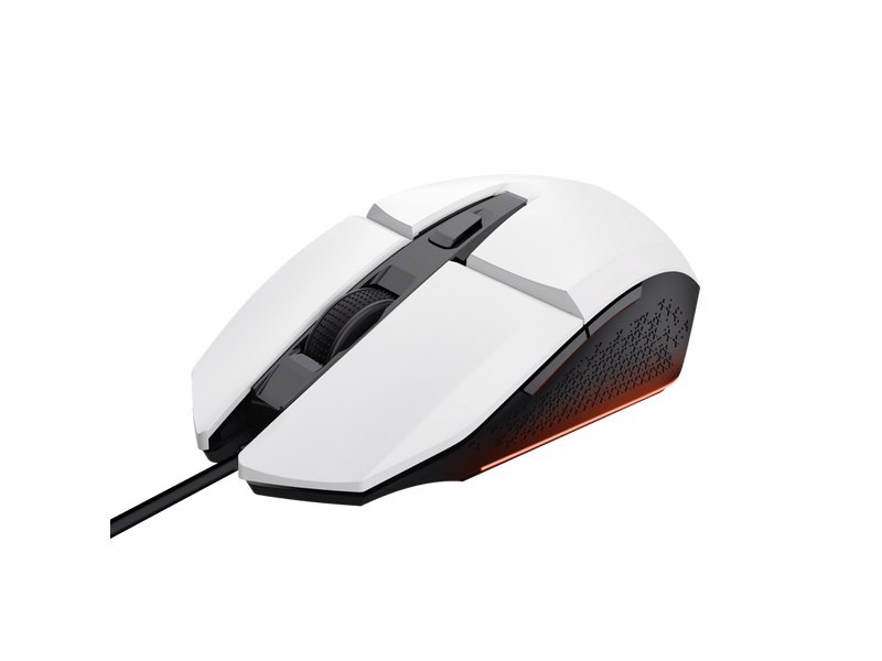Trust GXT109W Felox vezetékes gaming egér 25066, fehér