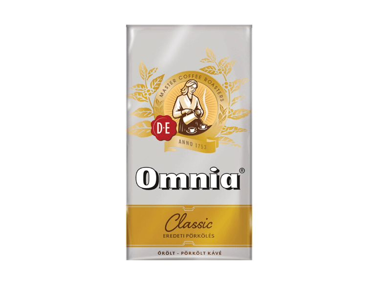 DE Omnia Classic 1kg őrölt kávé