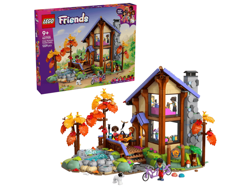 LEGO® Friends Otthonos kabin az őszi erdőben (42705)