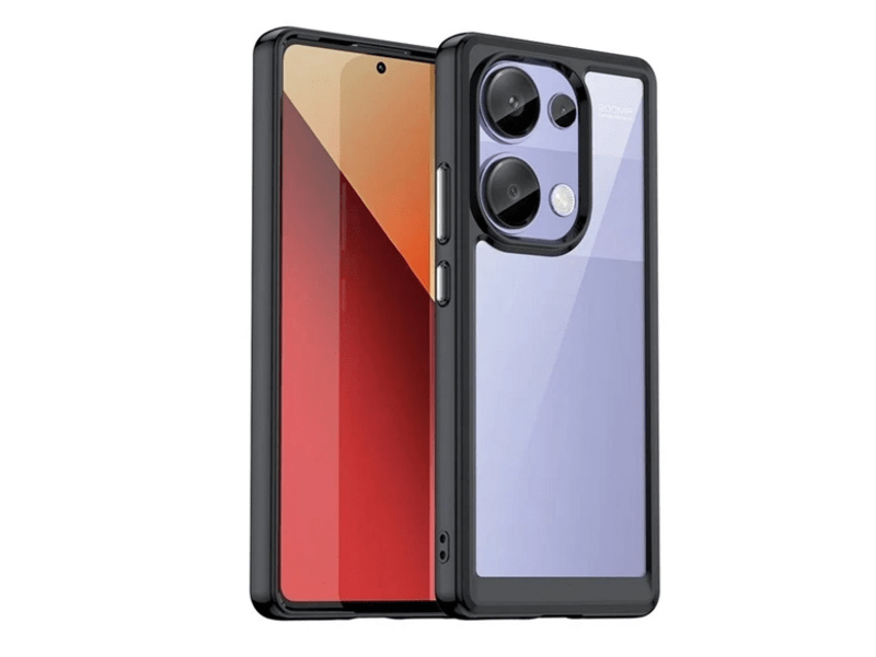 Gigapack Xiaomi Redmi Note 13 Pro/Poco M6 Pro Szilikon tok, fekete (GP-157224)