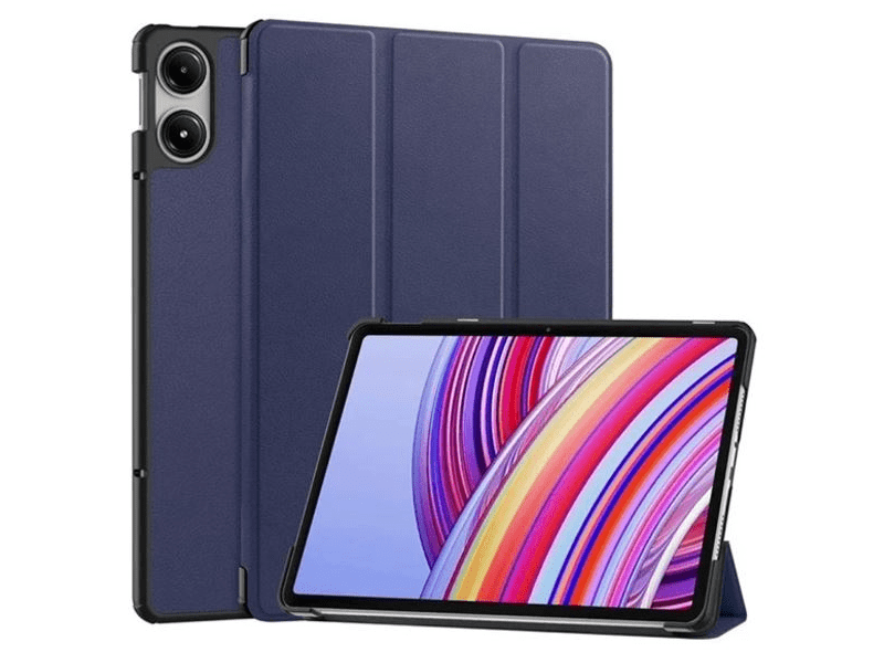 Gigapack Xiaomi Redmi Pad Pro Bőr hatású tok, sötétkék (GP-159641)