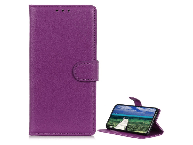 Gigapack Xiaomi 14 Ultra Bőr hatású flp tok, lila (GP-156125)