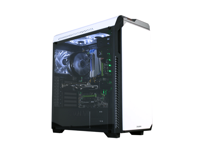 Zalman ház Midi ATX Z9 NEO fehér