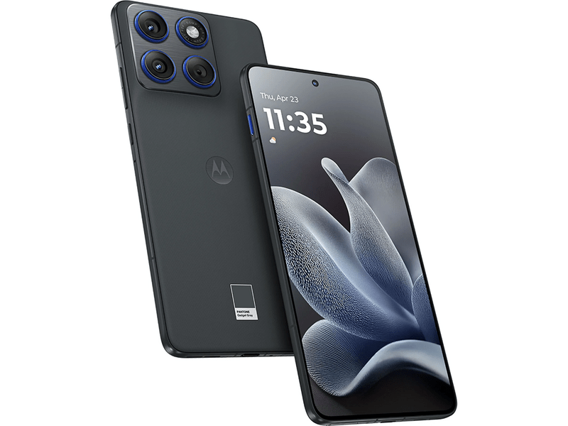 Motorola Edge 70 5G 12/512GB Okostelefon, szürke + Moto Buds Loop, Mélyzöld