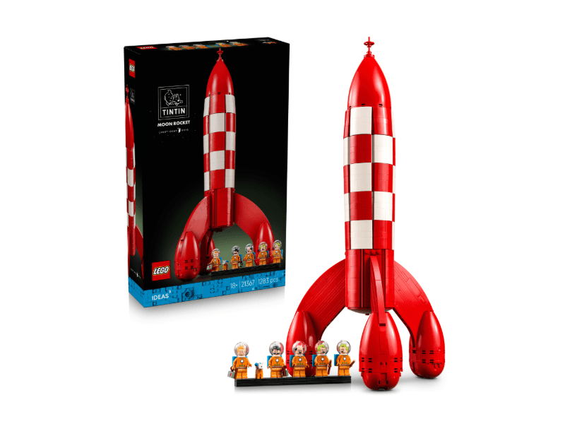 LEGO® Ideas Tintin® holdrakéta (21367)