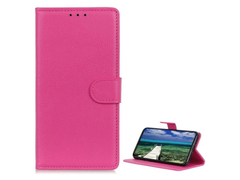 Gigapack GP-146750 Honor 90 Lite 5G bőr hatású flip tok, rózsaszín