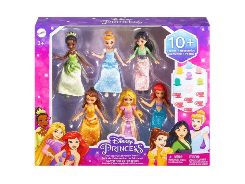 Disney hercegnők: Mini hercegnők - 6 db-os csomag (HLW91)