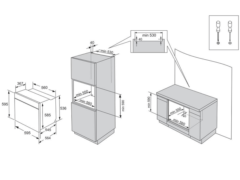 Gorenje BOS6747A01WG Ugradbena pećnica