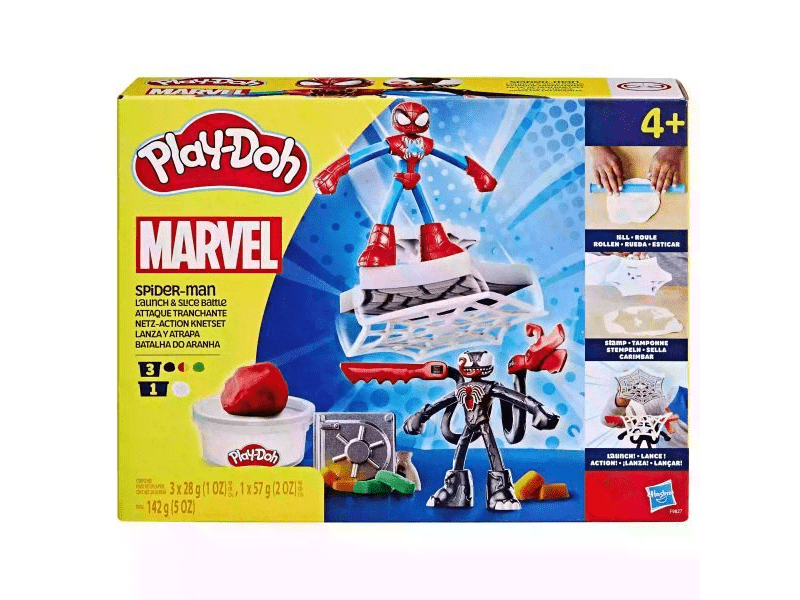 Play-Doh: Pókember vs Venom gyurmás játékszett (F98275L0)