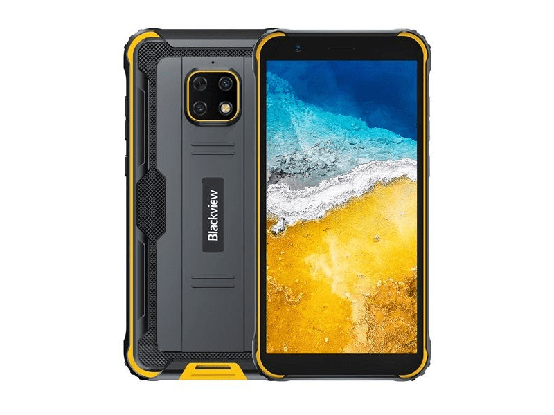 BlackView BV4900S 2/32GB Dual-Sim mobiltelefon, fekete-sárga