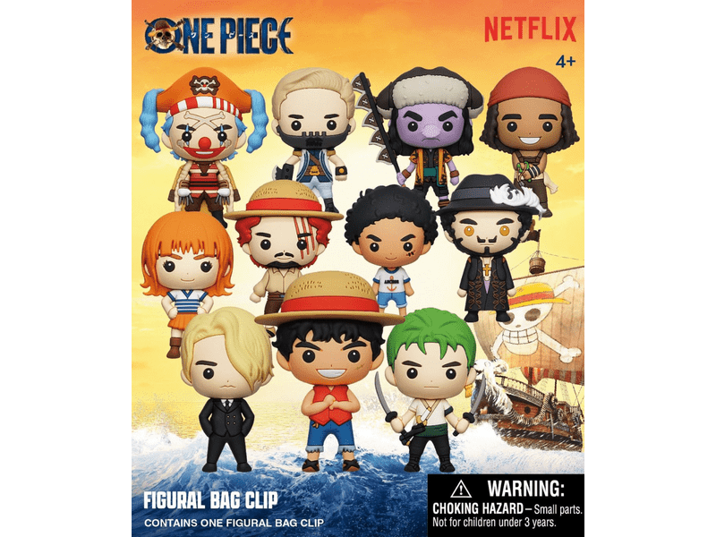 One Piece Bag Clip meglepetésfigura, 6 cm (32530)