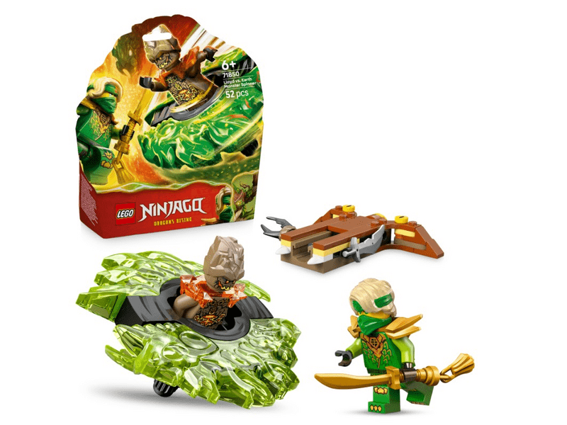 LEGO® Ninjago® Lloyd egy földszörny pörgettyűje ellen (71850)
