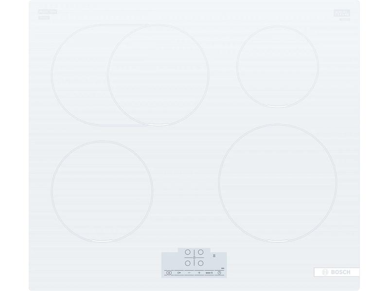 Bosch PIF612BB1E Indukciós főzőlap, Fehér
