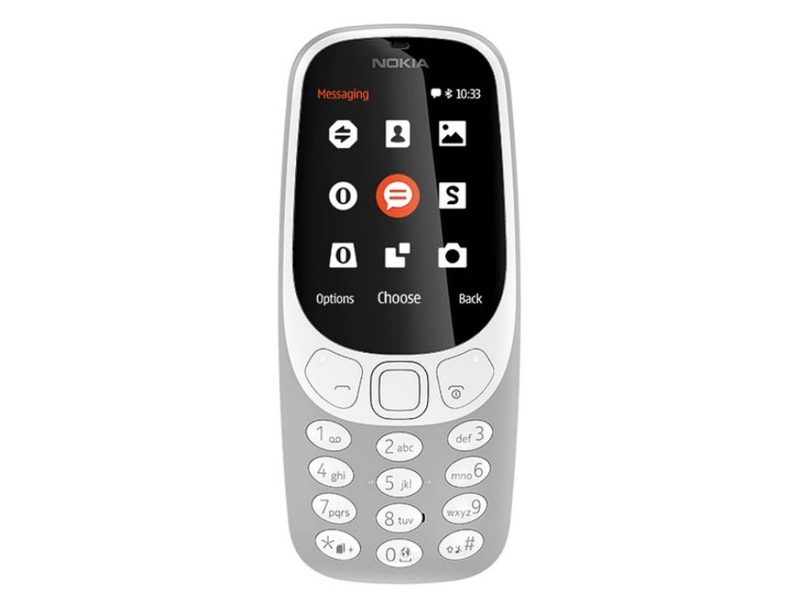 Nokia 3310 Dual SIM Kártyafüggetlen Mobiltelefon, Szürke