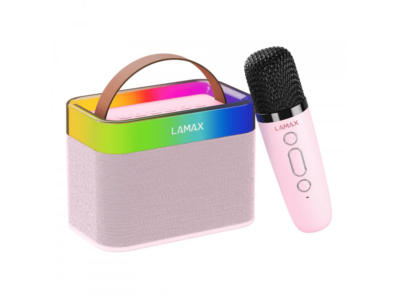 LAMAX KaraokeKid1 Bluetooth zvučnik, s karaoke modom, ružičasti (LXWSMKARAO1PA)