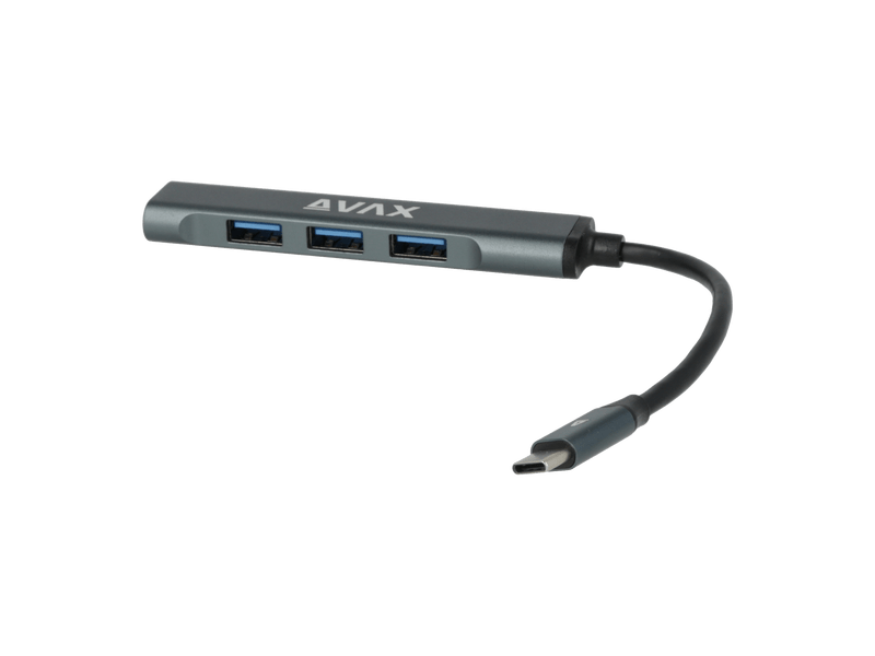 Avax HB601 USB hub, Type C- 4xUSB 3.0