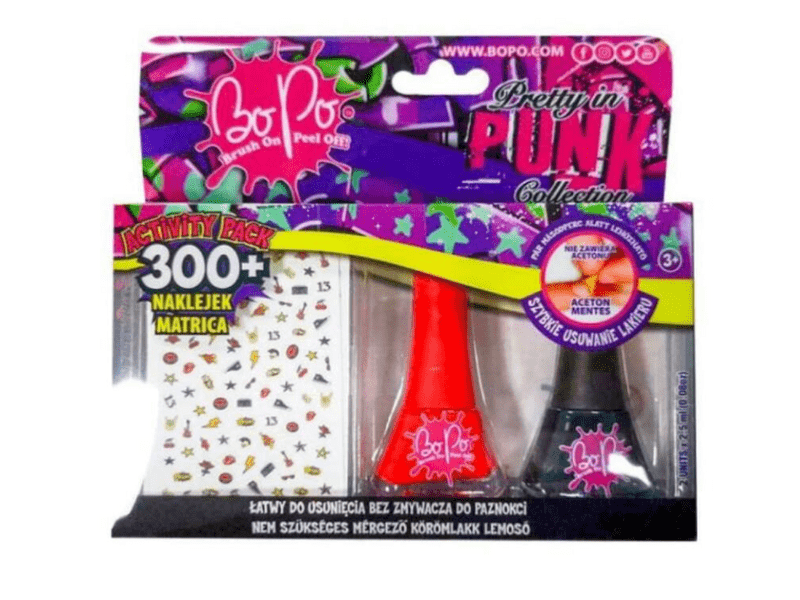 Bopo 2 db mini lakk 300 köröm matrica, többféle (BOP 8176525)