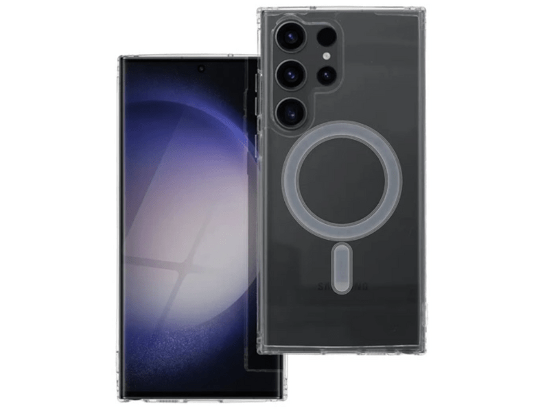 Gigapack Samsung S23 Ultra Szilikon tok, átlátszó (GP-136903)