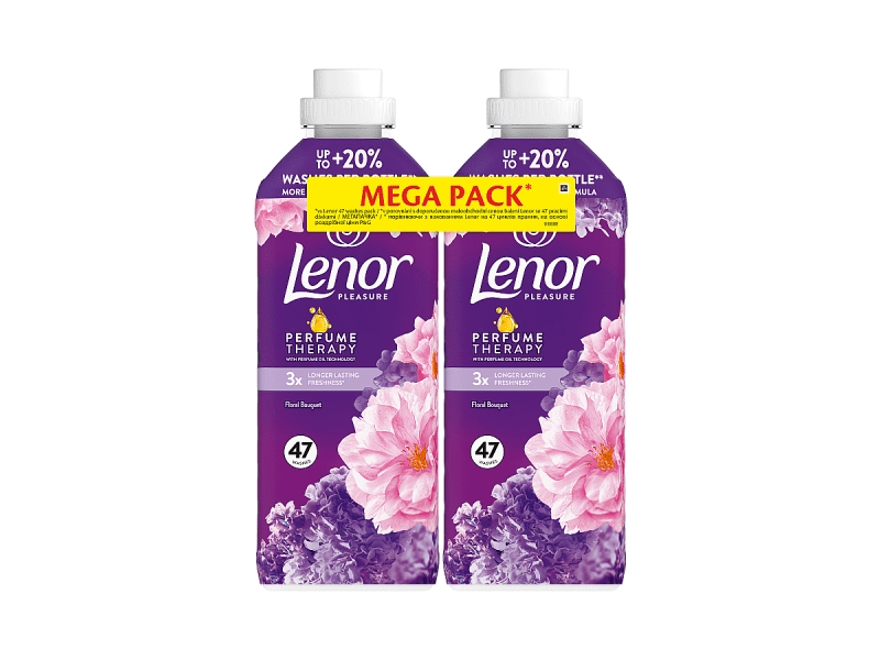 Lenor Textilöblítő 94 Mosáshoz, Floral Bouquet, 2x 987ml