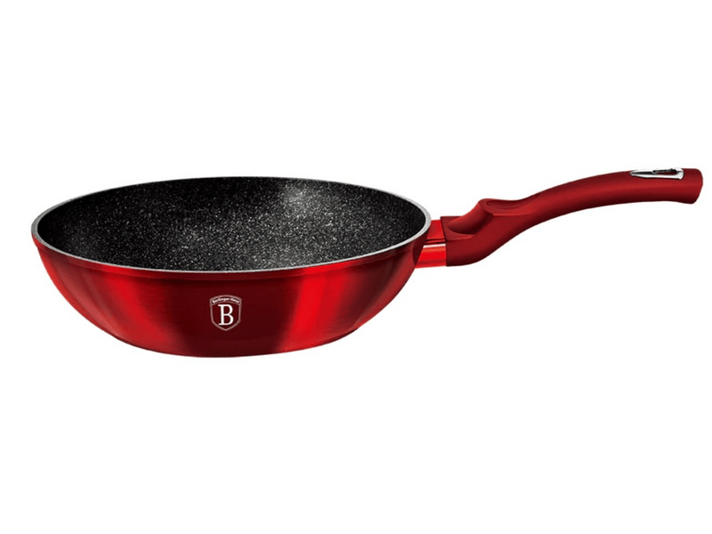 Berlinger Haus BH1267N Metallic Line Burgundy Edition Wok, 28 cm