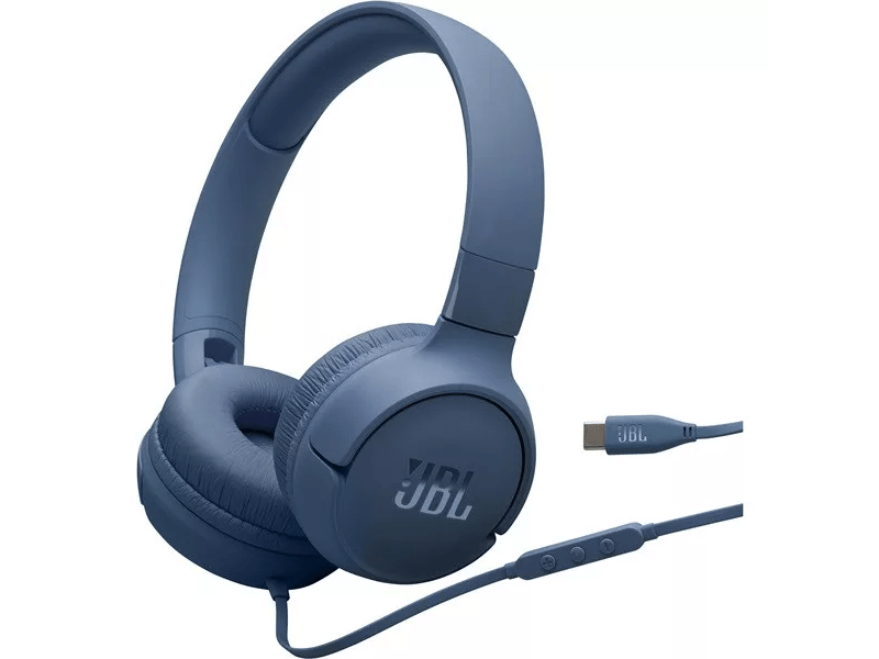 JBL Tune 520C USB-C slušalice, plave (JBLT520CBLU)