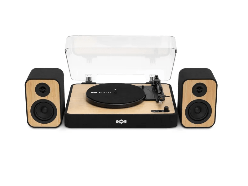 Marley REVOLUTION Bluetooth bakelit lemezjátszó és hangszóró szett (EM-JT304-SB)