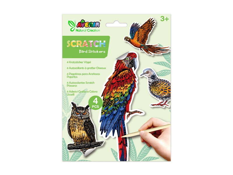 Avenir naljepnice za rezbarenje, ptice (CH232075)