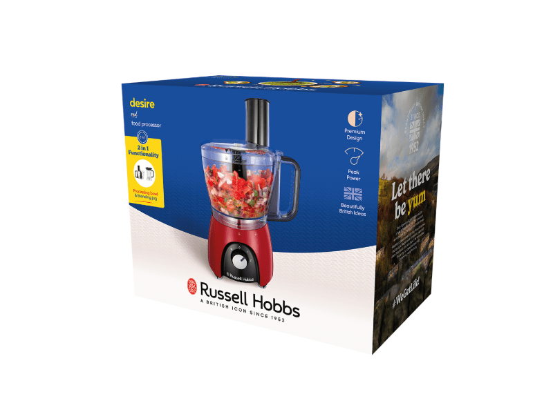 Desire konyhai robotgép, 900W, piros